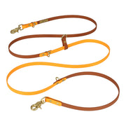 CONVERTIBLE  BRASS LEASH - 2 COLORS