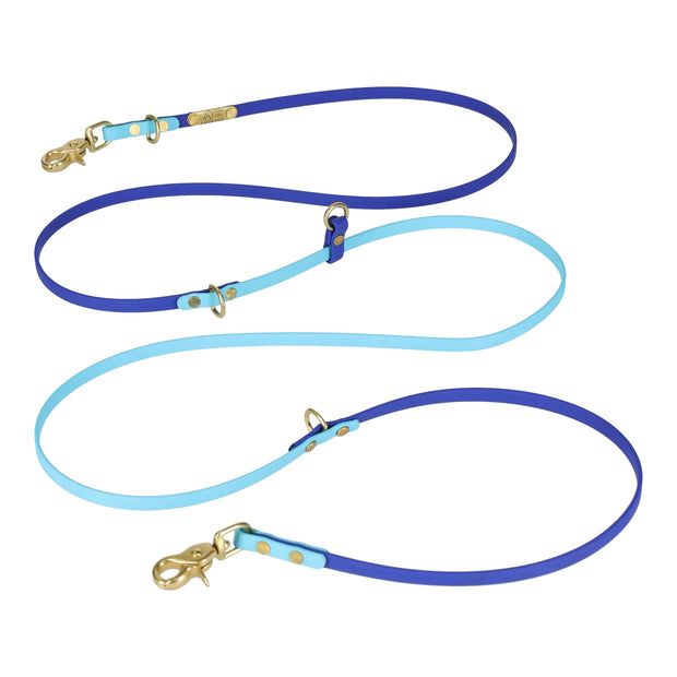 CONVERTIBLE  BRASS LEASH - 2 COLORS